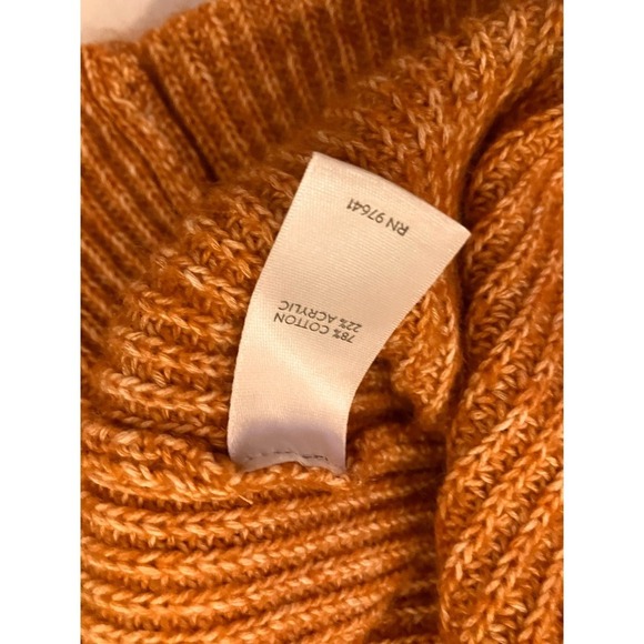 J.Jill Tan Sweater Cardigan Button Front Large Petite V-Neck - Picture 7 of 8